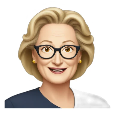 meryl streep sticker