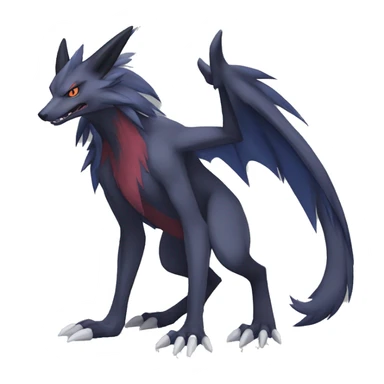  Nargacuga-Zoroark-Lombax-Sergal-Vernid-Fakemon full body sticker