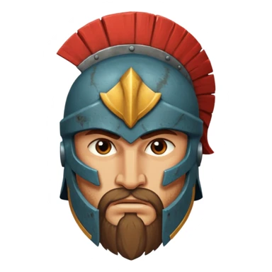 Spartan HOPLITE  face sticker