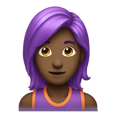 purple rainbow sticker