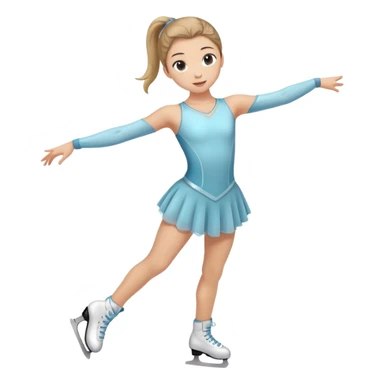 Привет! Сделай эмодзи девочки фигуристки sticker