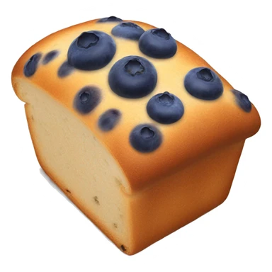 blueberry bread loaf sticker