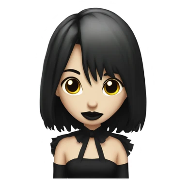 Goth birthday  sticker