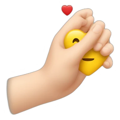 Personne qui fait un cœur avec les mains sticker
