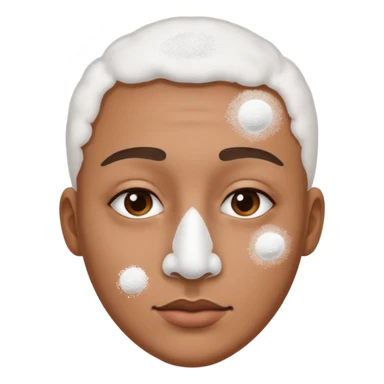 Cocaine nose sticker