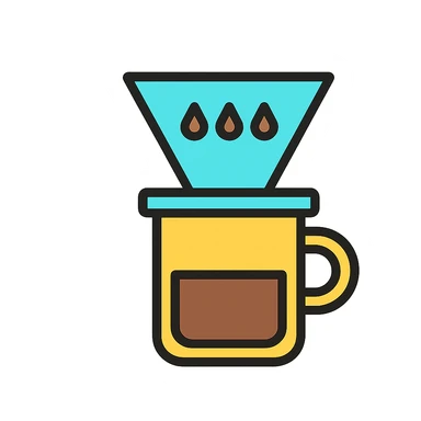 filter coffee sticker