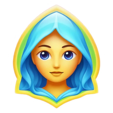 Glowing aura sticker