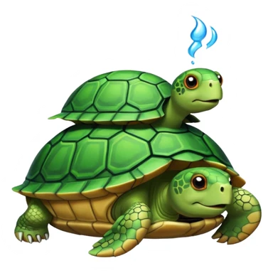 Turtle tank sticker