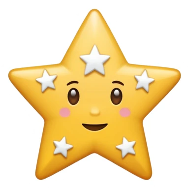 Emoji de um quadrado branco com o símbolo de uma estrela central igual deste emoji ✨ sticker