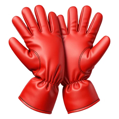 сделай красные перчатки sticker