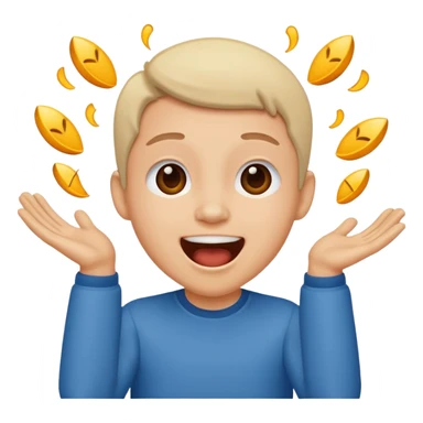 Squealing, happy scream, excited sticker