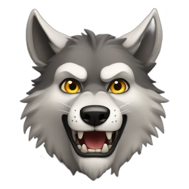 Loup garou sticker