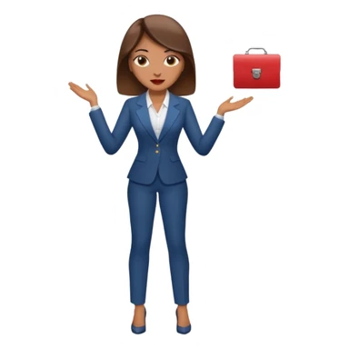 LAdy Boss, different pose, full body sticker