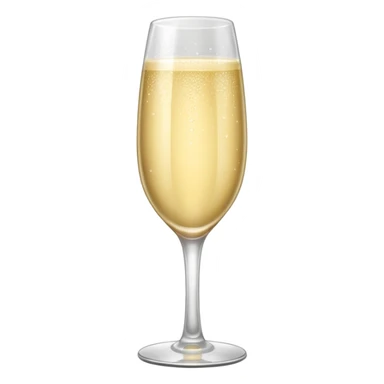 sparkling champagne glass sticker