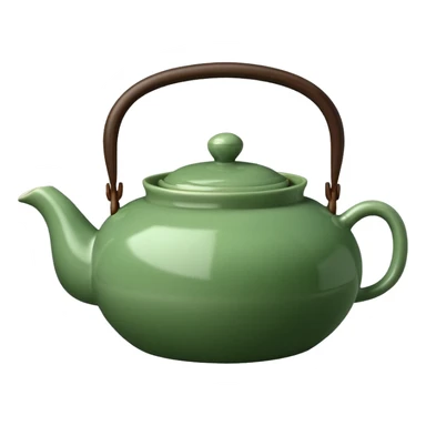 sencha. kyushu pot, gong fu sticker