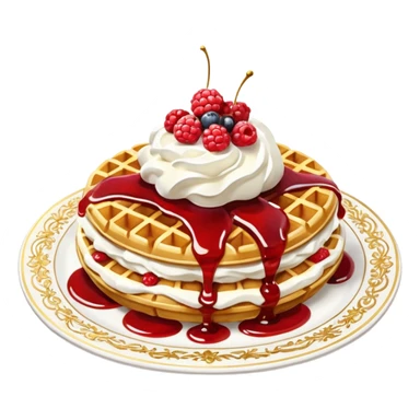 fancy breakfast sticker