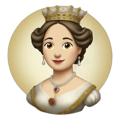 Queen Victoria sticker