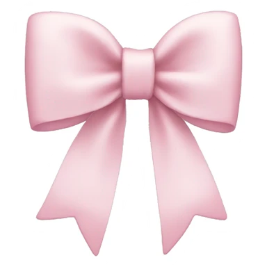 light pink bow sticker