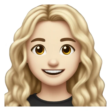 sabrina carpenter smiling sticker