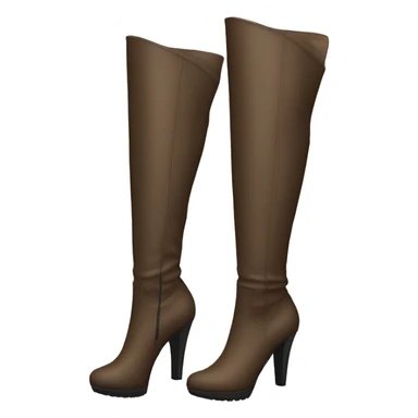 overknee high heel boot sticker