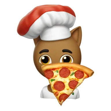 Gatto magia pizza sticker