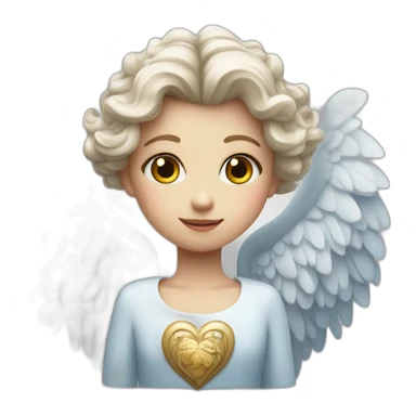Un coeur d'ange sticker