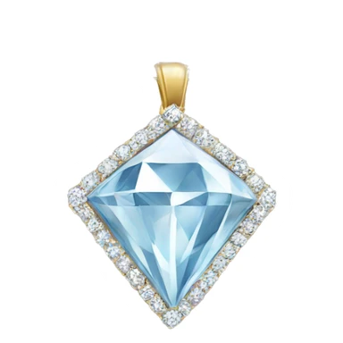 Diamond necklace sticker