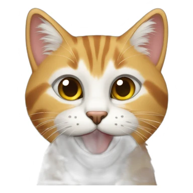 Kotzende katze sticker