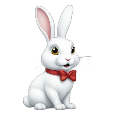 White Rabbit in Alice's Adventures in Wonderland sticker