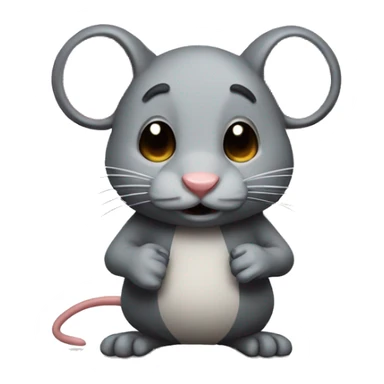 Draw a character to use for the fortune-telling service. Make the cute rat character. sticker