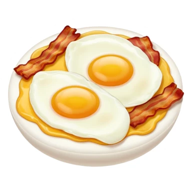 Eggs and bacon sticker