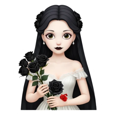 Vampire bride, tradition of vampire. sticker