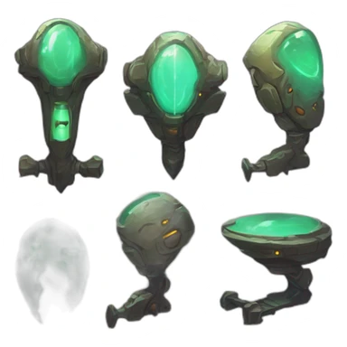 alien artifact scifi roguelike rpg style inspired by slay thee spire sticker