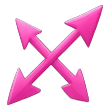 Pink arrow  sticker