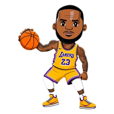 LeBron James  sticker