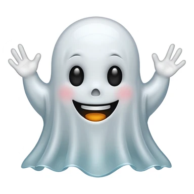 happy ghost  sticker