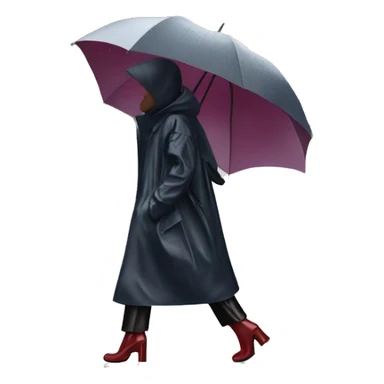 Balenciaga on a rainy Paris afternoon sticker