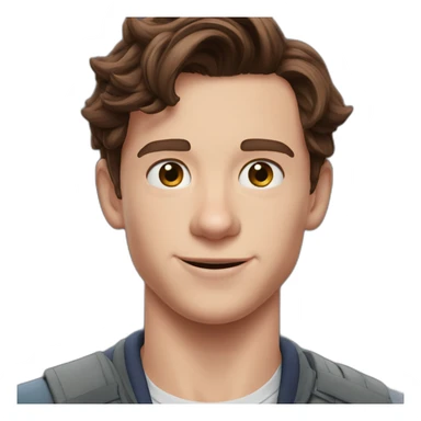 tom holland say hello sticker