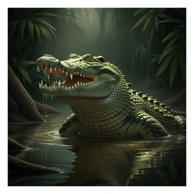 Crocodile sticker