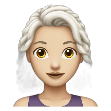 support white girl sticker