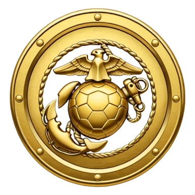 U.S. Marine emblem sticker