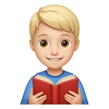 Storybook with kid sticker