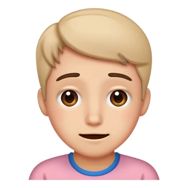 Person who’s very embarrassed  sticker