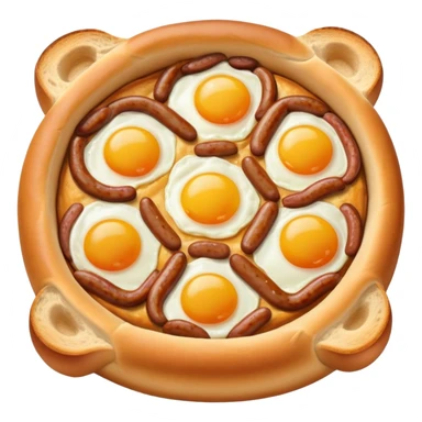 toad in a hole sticker