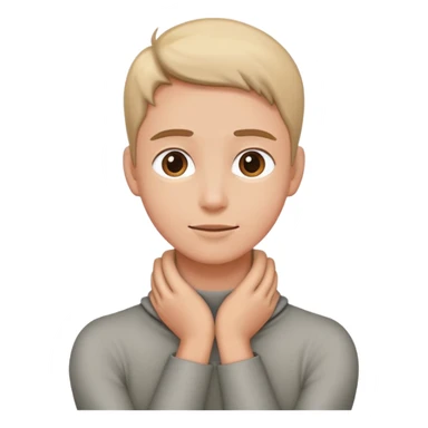 Person with arms around there neck sticker