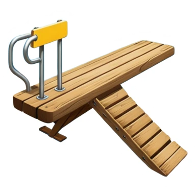 Diving board like found at a pool sticker