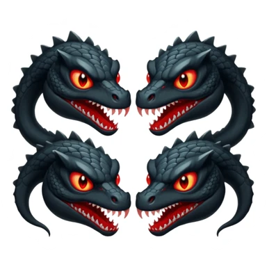 Black hydra – Red glowing eyes, 4 heads







 sticker