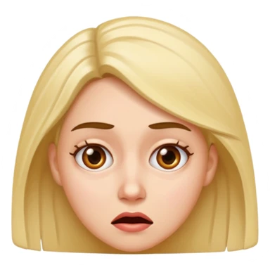  confused and weirded out woman sticker