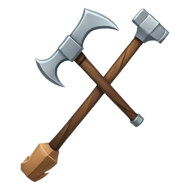 pickaxe from minecraft sticker