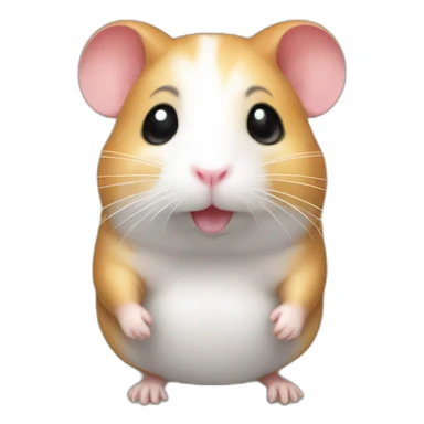 female Hamster wearing bikini sticker